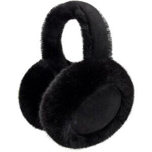 Ear Muffs for Winter Women Foldable Fuzzy Cold Outdoor Earmuffs Soft Faux Furry